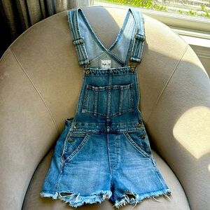 Denim overalls great condition XS